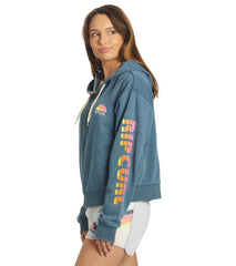 Rip Curl Women's Wave Shapers Front Zip Hoodie
