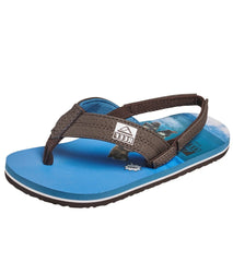 Reef Boy's Grom Photos Sandal (Toddler, Little Kid)