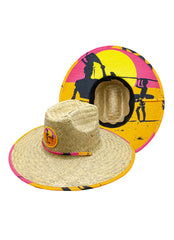 Peter Grimm Tahiti Lifeguard Straw 4.5" Brim Sun Hat