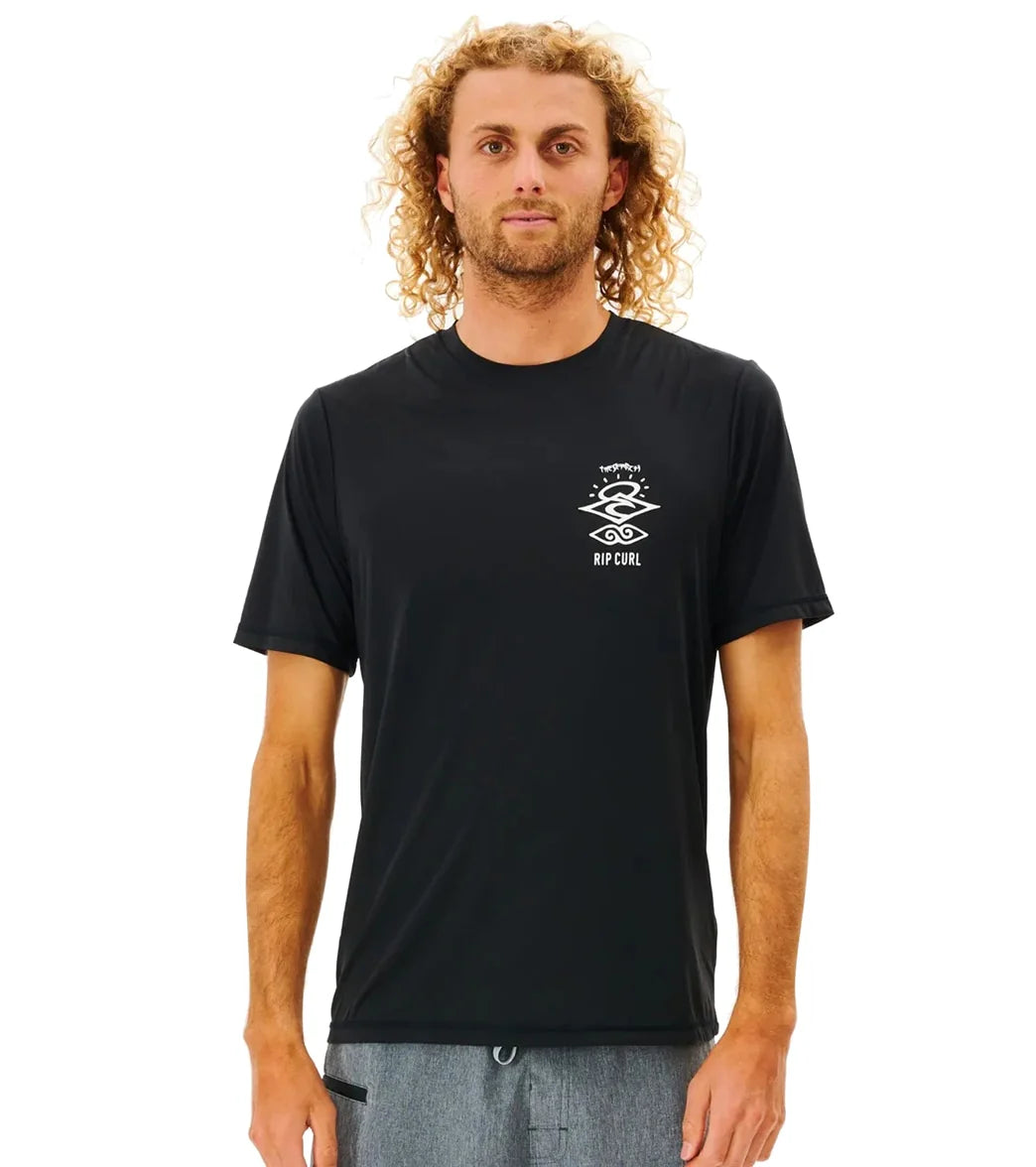 Rip Curl Men's Icons Surflite Short Sleeve Upf 50 Surf Shirt