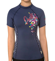 O'Neill Girls' Flower Child S/S Rashguard
