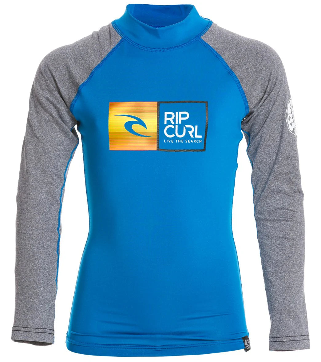 Rip Curl Boys' Ripwatu Long Sleeve Rash Guard