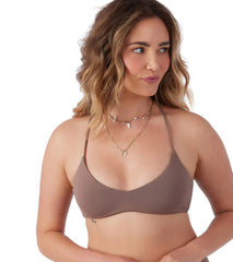 O'Neill Women's Saltwater Solids Huntington Bralette Bikini Top