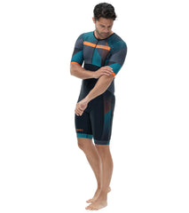 Zone3 Men's Activate+ Momentum Short Sleeve Trisuit