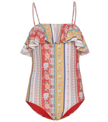 O'Neill Girls' Stella Ruffle One Piece Swimsuit (Big Kid)