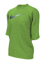 Nike Boys' Heather Short Sleeve Hydro Rashguard (Big Kid)
