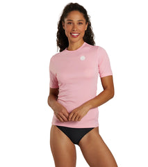 Rip Curl Women's Whitewash Loose Fit Short Sleeve Rash Guard