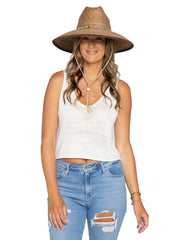 Peter Grimm Caroline Crushable Packable Adjustable Lifeguard Hat