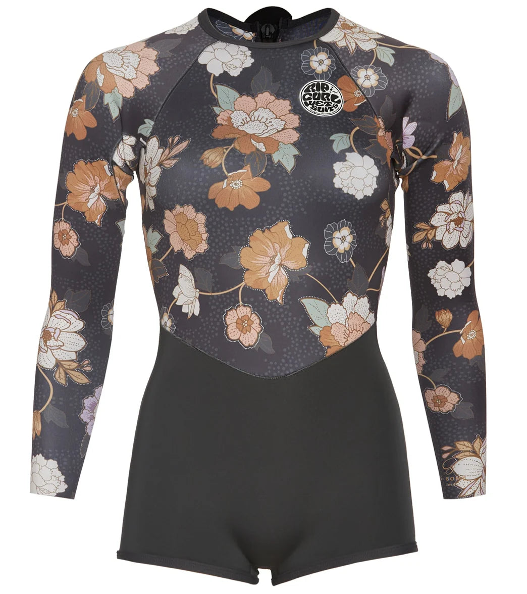 Rip Curl Women's 1mm G-Bomb Long Sleeve Boyleg Springsuit Wetsuit