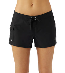 O'Neill Women's Saltwater Solids Stretch 3" Boardshorts
