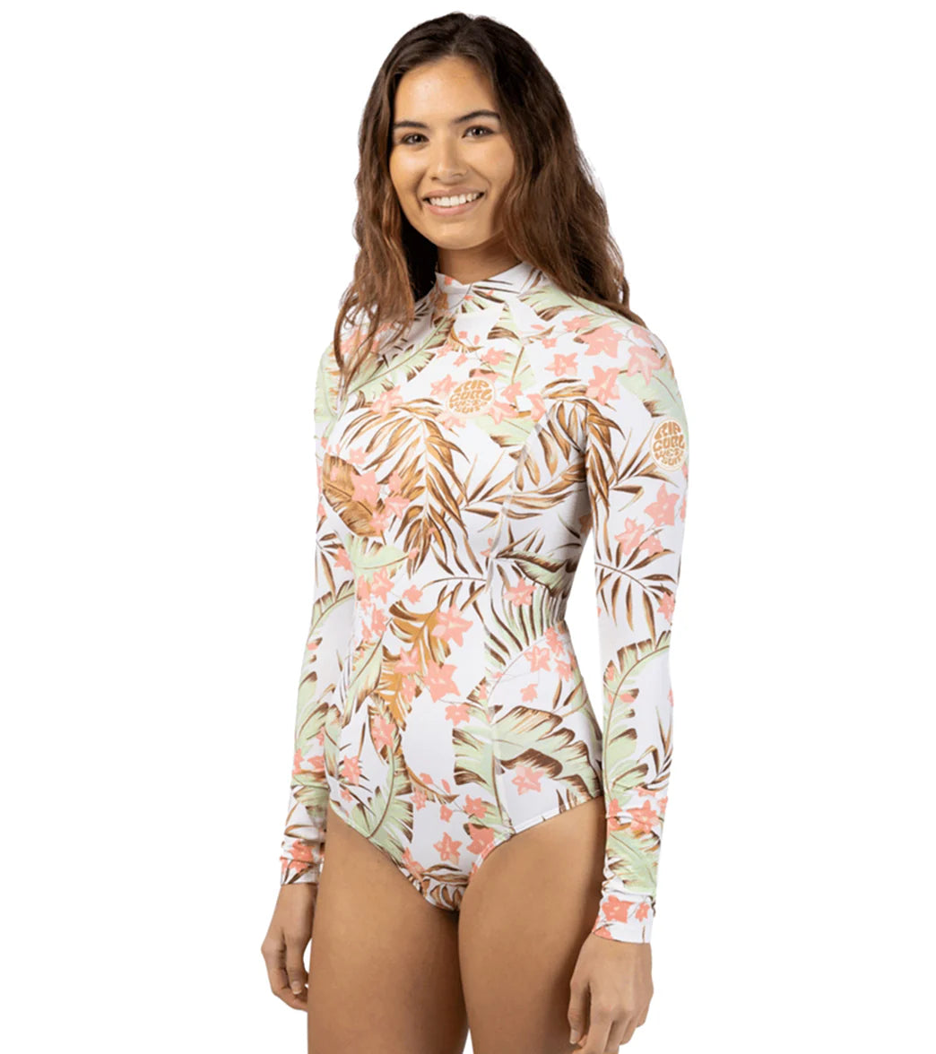 Rip Curl Women's La Quinta Long Sleeve UPF 50 One Piece Swimsuit