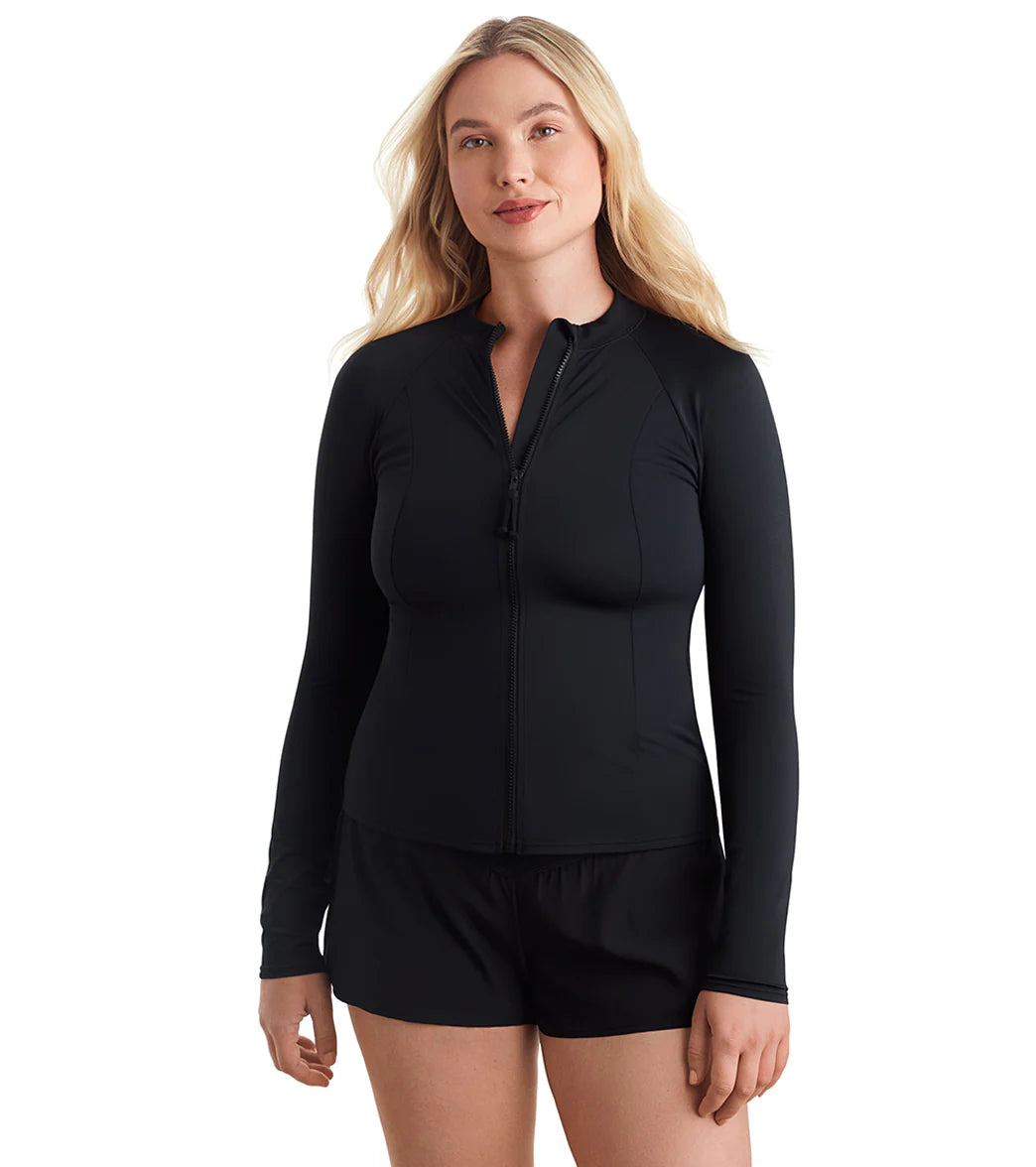 Shape Solver SPORT Women's Solids Sunshirt