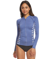 Rip Curl Women's Trestles Long Sleeve Front Zip Rash Guard