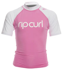 Rip Curl Girls' Juniors Dawn Patrol Short Sleeve Rashguard