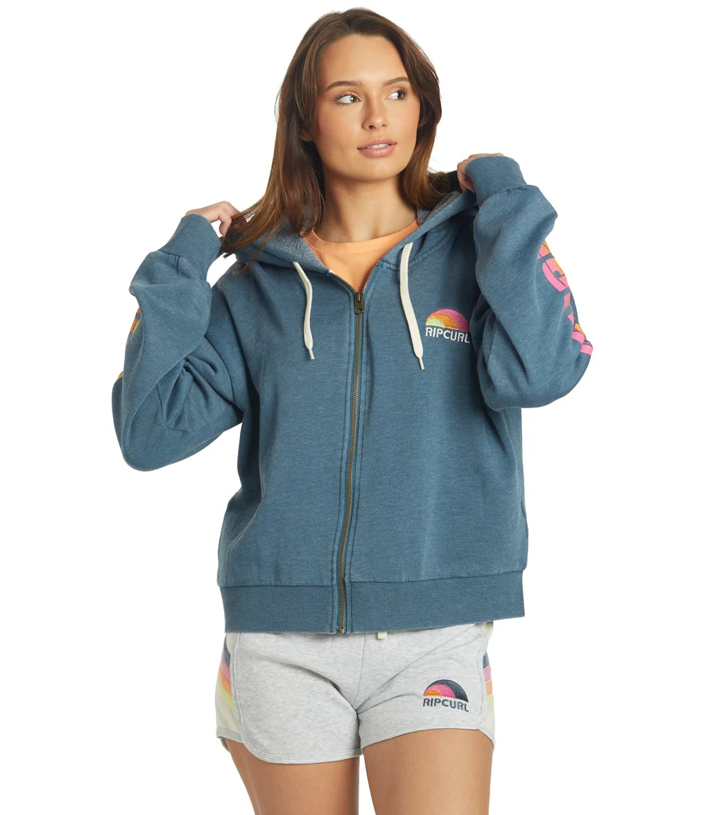 Rip Curl Women's Wave Shapers Front Zip Hoodie