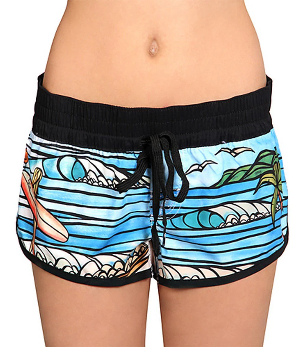 Rip Curl Girls' Sunset Beach 2" Boardshorts