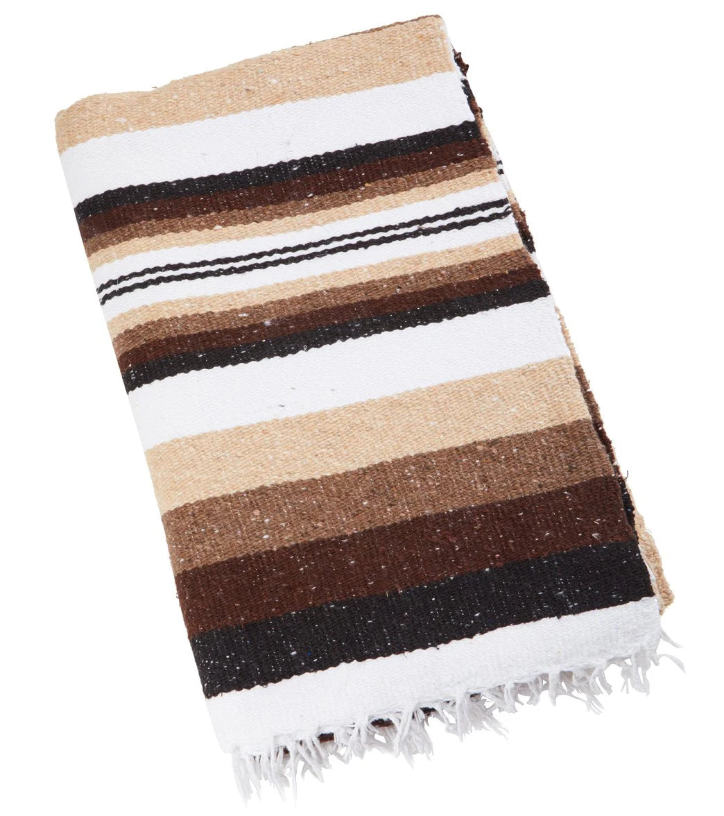 Native Yoga Natural Two Color Extra Fancy Diamond Yoga Blanket