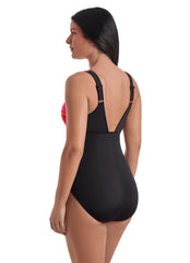 Shape Solver SPORT Shape Solver Sport Women's Desert Horizon Scoopneck Tank One Piece Swimsuit