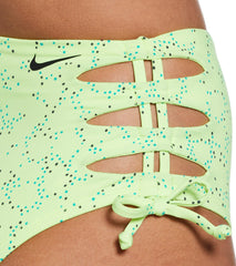 Nike Women's Dots High Waist Cheeky Bikini Bottom