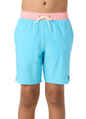 O'Neill Boys' Hermosa Light Lined Volley 16" Swim Short (Big Kid)