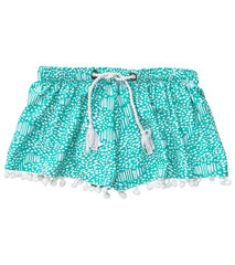 Snapper Rock Girls' Spearmint Spot Swim Shorts (Little Kid, Big Kid)