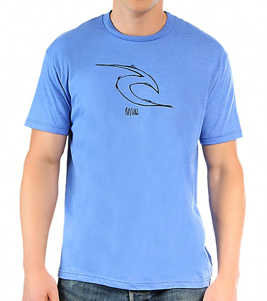 Rip Curl Guys' Handmade Icon Heathered S/S T-Shirt
