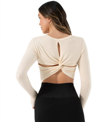 NUX Acacia Twist Back Long Sleeve