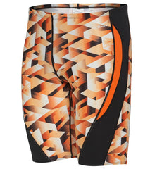 Dolfin Men's Reliance Molten Print Spliced Jammer Swimsuit