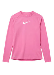 Nike Girls' Essential Long Sleeve Hydro Rash Guard (Big Kid)