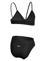 Nike Girls' Solid Essential Triangle Two Piece Bikini Set (Big Kid)
