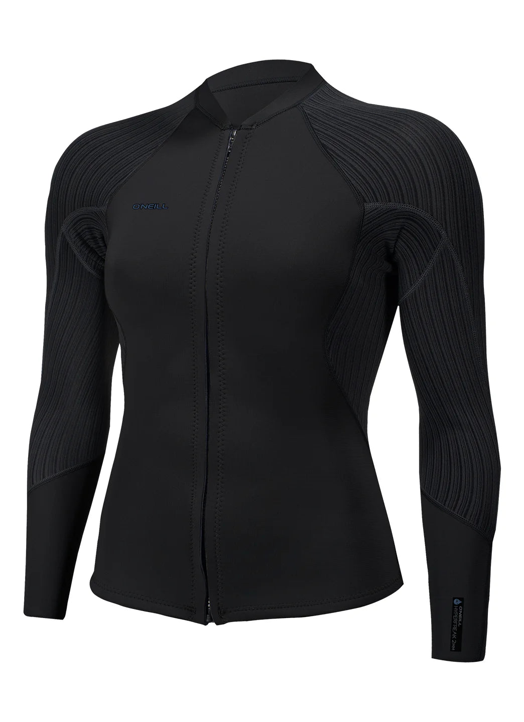 O'Neill Women's 1.5MM Hyperfreak Front Zip Wetsuit Jacket