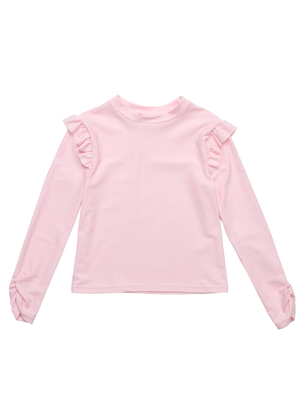 Snapper Rock Girls' Ballet Pink Long Sleeve Rash Guard (Toddler, Little Kid, Big Kid)