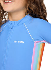 Rip Curl Girls' Sun Revival Long Sleeve One Piece Springsuit (Toddler, Little Kid)