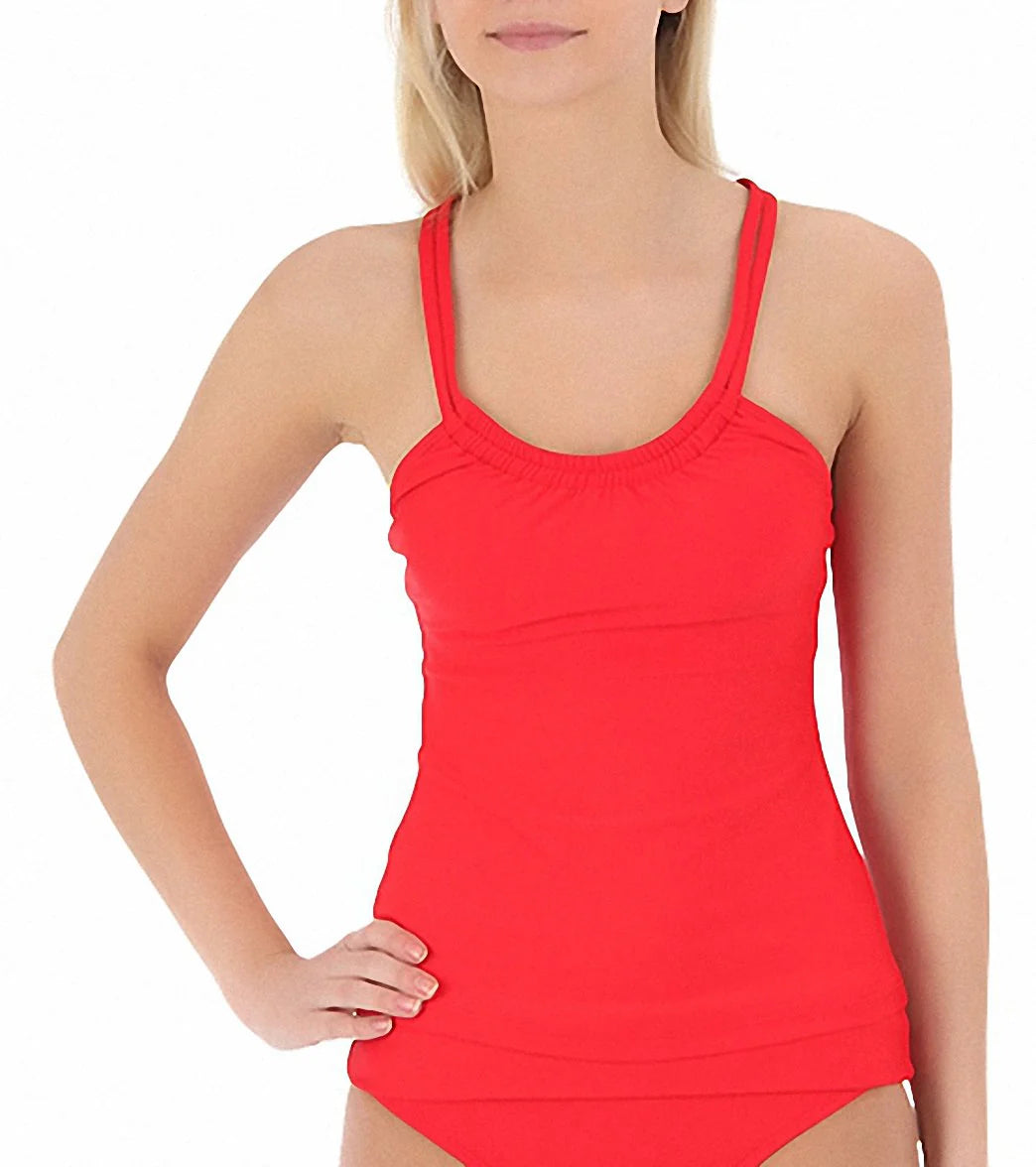 Next Third Eye Shirred Tankini Top
