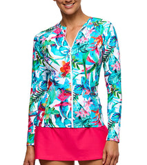 Next by Athena Women's Detox Botanik Long Sleeve Rash Guard