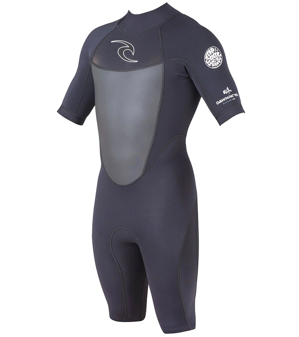 Rip Curl Men's 2mm Dawn Patrol Back Zip Short Sleeve Springsuit Wetsuit