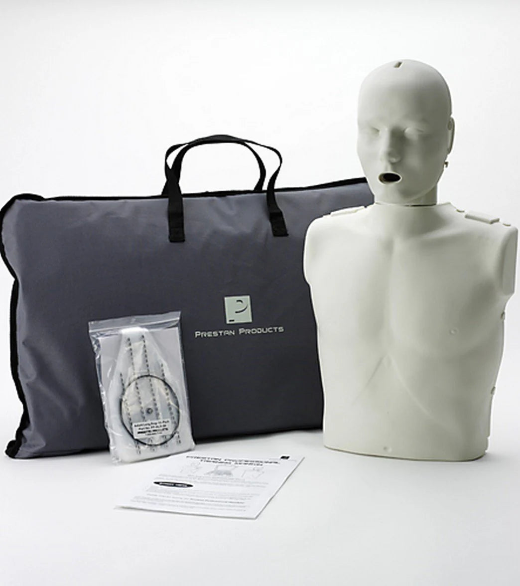 Prestan Professional Adult CPR-AED Training Manikin  w/ CPR Monitor & Kit