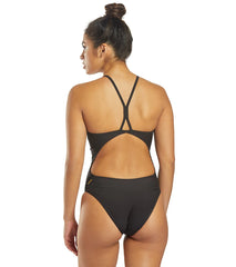 Mizuno Women's Exer Solid Thin Strap One Piece Swimsuit