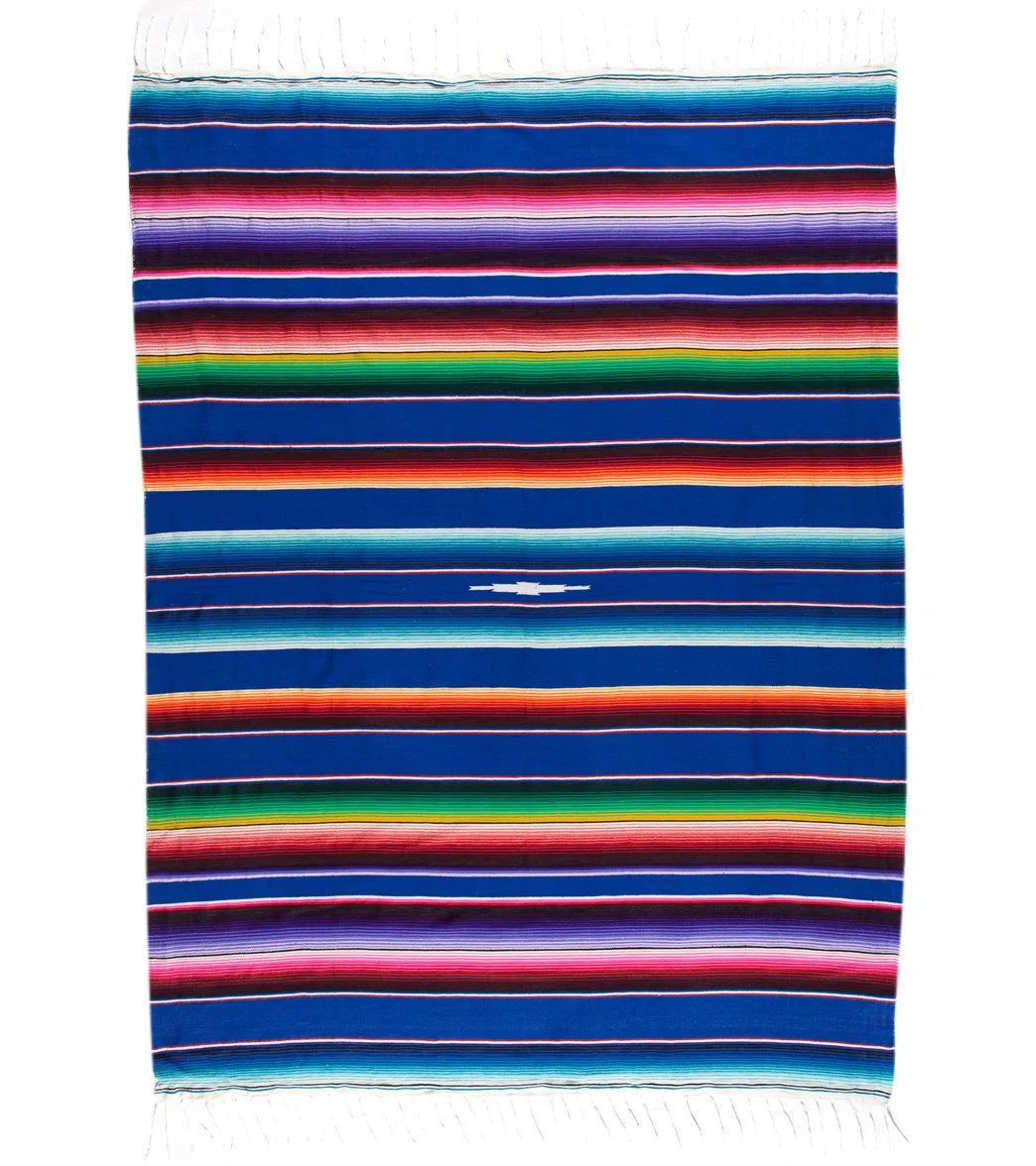 Native Yoga Large Mexican Serape Blanket