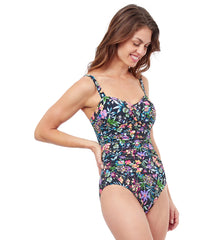 Profile by Gottex Women's Flora Floral One Piece Swimsuit (D-Cup)