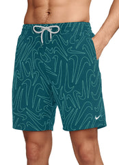 Nike Men's Breaker Tossed Swoosh 16" Volley Swim Trunk