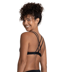 JOLYN Women's Shara Solid Bikini Top