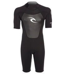 Rip Curl Men's 2mm Omega Back Zip Short Sleeve Spring Suit Wetsuit