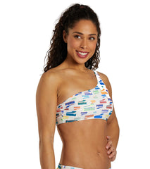 Puma Women's One Shoulder Bikini Top