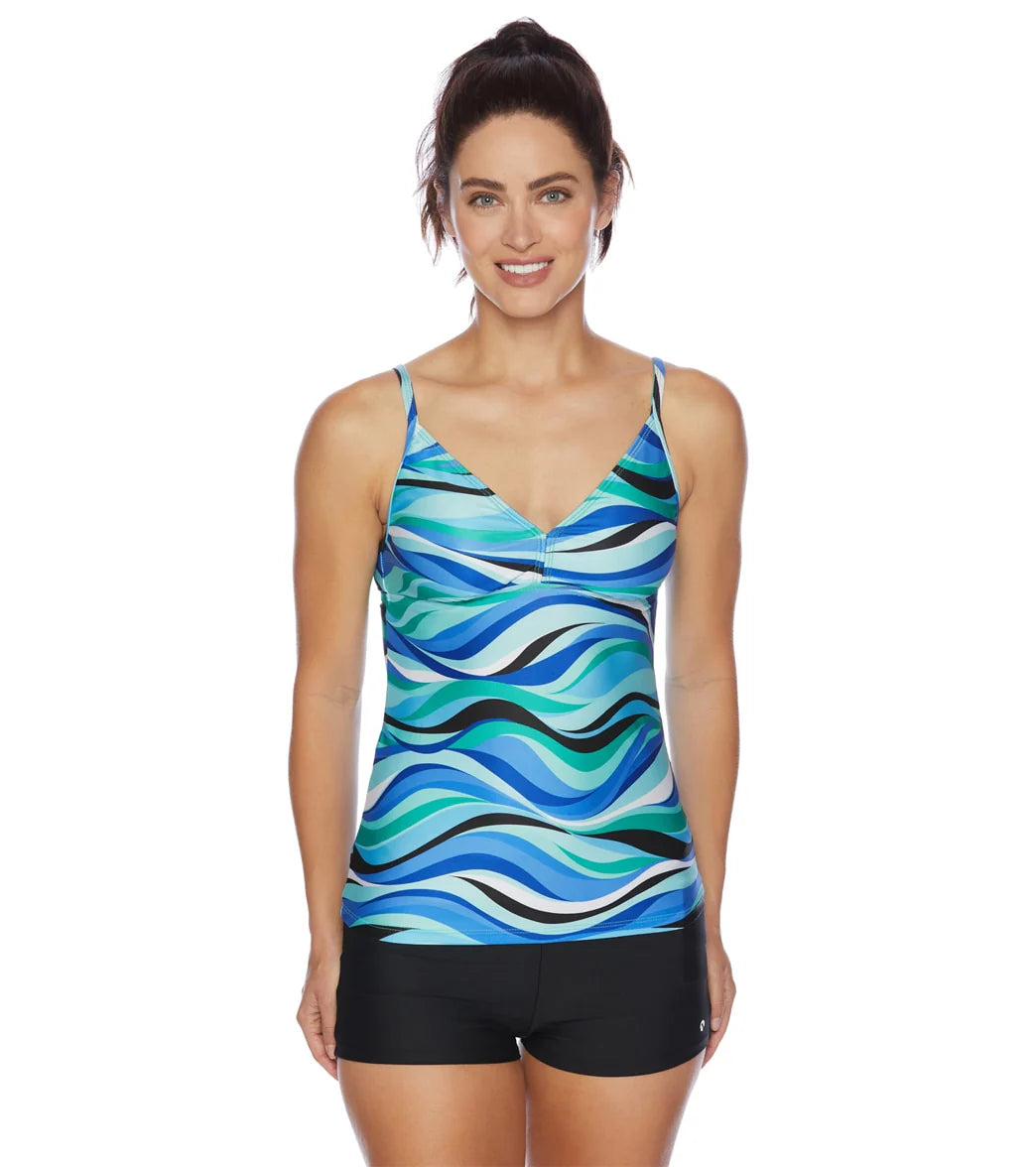 Next by Athena Women's New Waves Intention Tankini Top