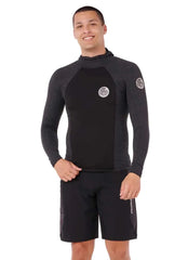 Rip Curl Men's 1.5mm Ultimate Search Long Sleeve Hooded Pullover Wetsuit Top