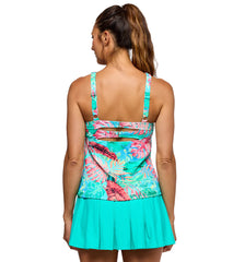 Next by Athena Women's Extend Coconut Bay Soft Cup Tankini Top