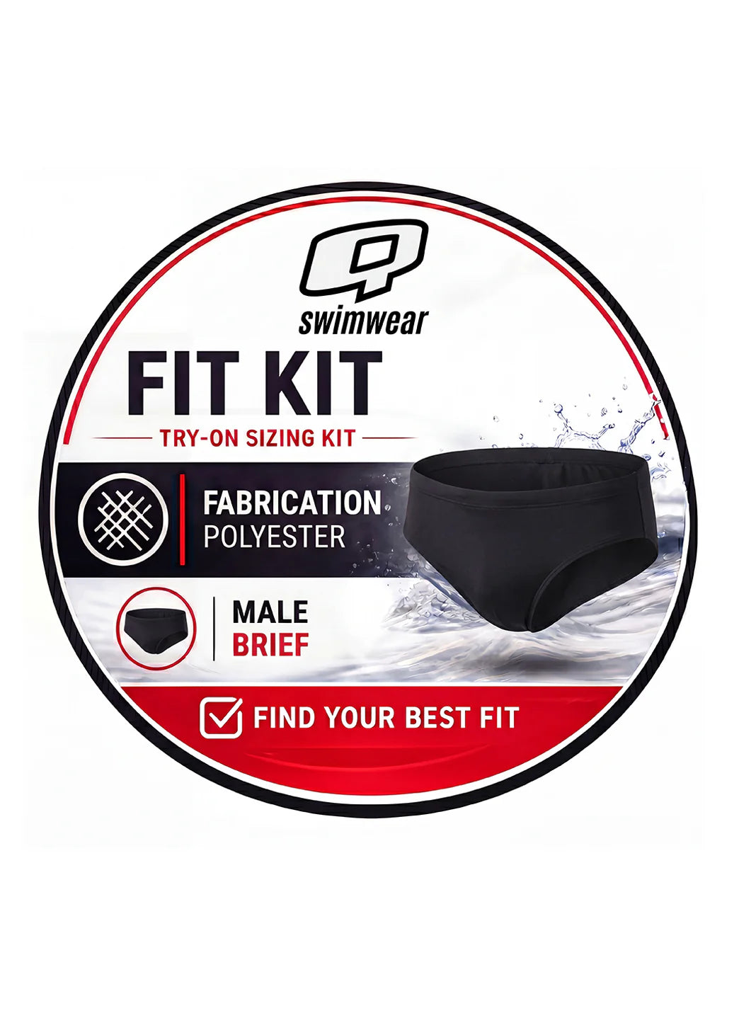 Q Swimwear Poly Fit Kit Classic Brief