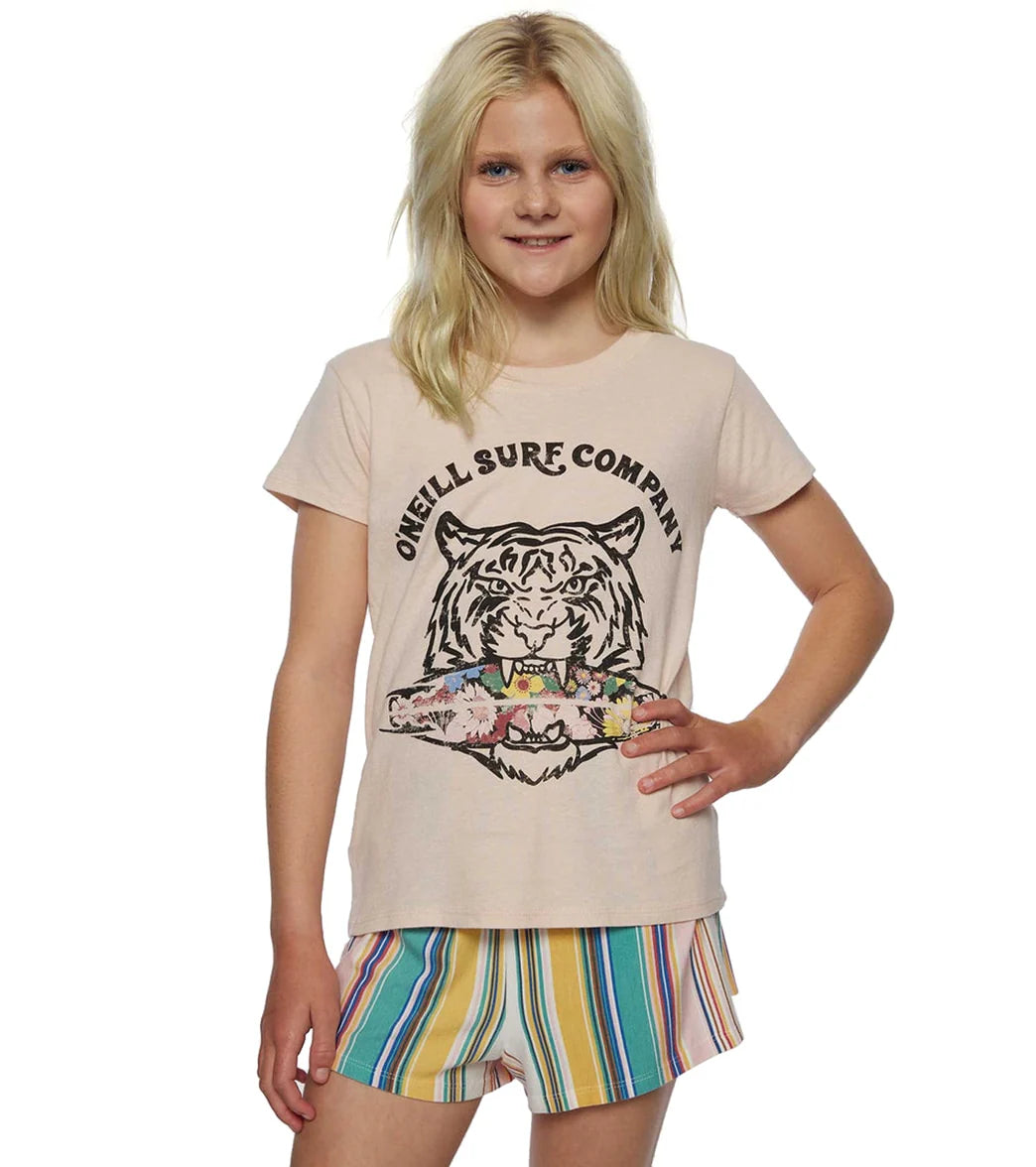 O'Neill Girls' Rawr Screened Tee (Little Kid, Big Kid)