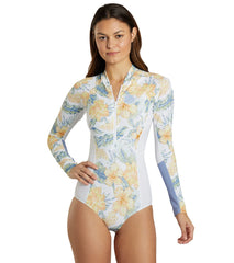 Rip Curl Women's Always Summer Long Sleeve UPF 50 One Piece Swimsuit